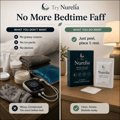 Try Nurelia™ Night Comfort Patches for Hot, Tingly Feet