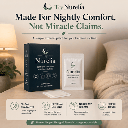 Try Nurelia™ Night Comfort Patches for Hot, Tingly Feet